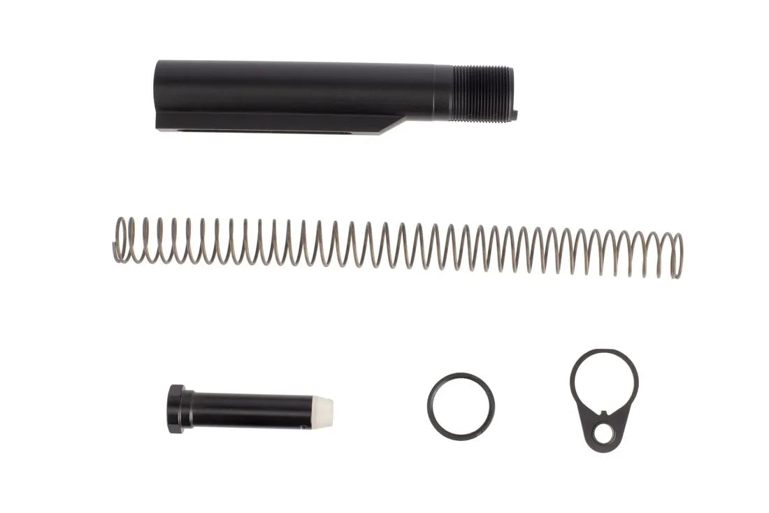 CMC Triggers Mil-Spec AR-15 Buffer Tube Kit with Enhanced QD End Plate