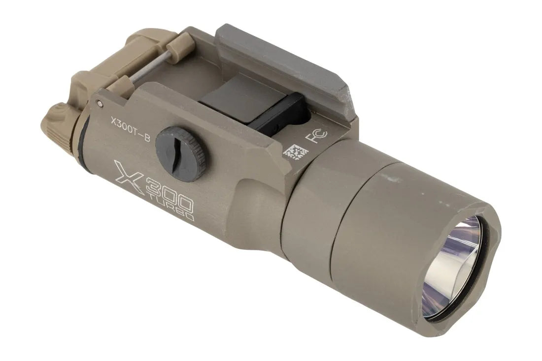 SureFire X300T-B Turbo Handgun Weapon Light with Thumbscrew - 650 Lumens - Tan