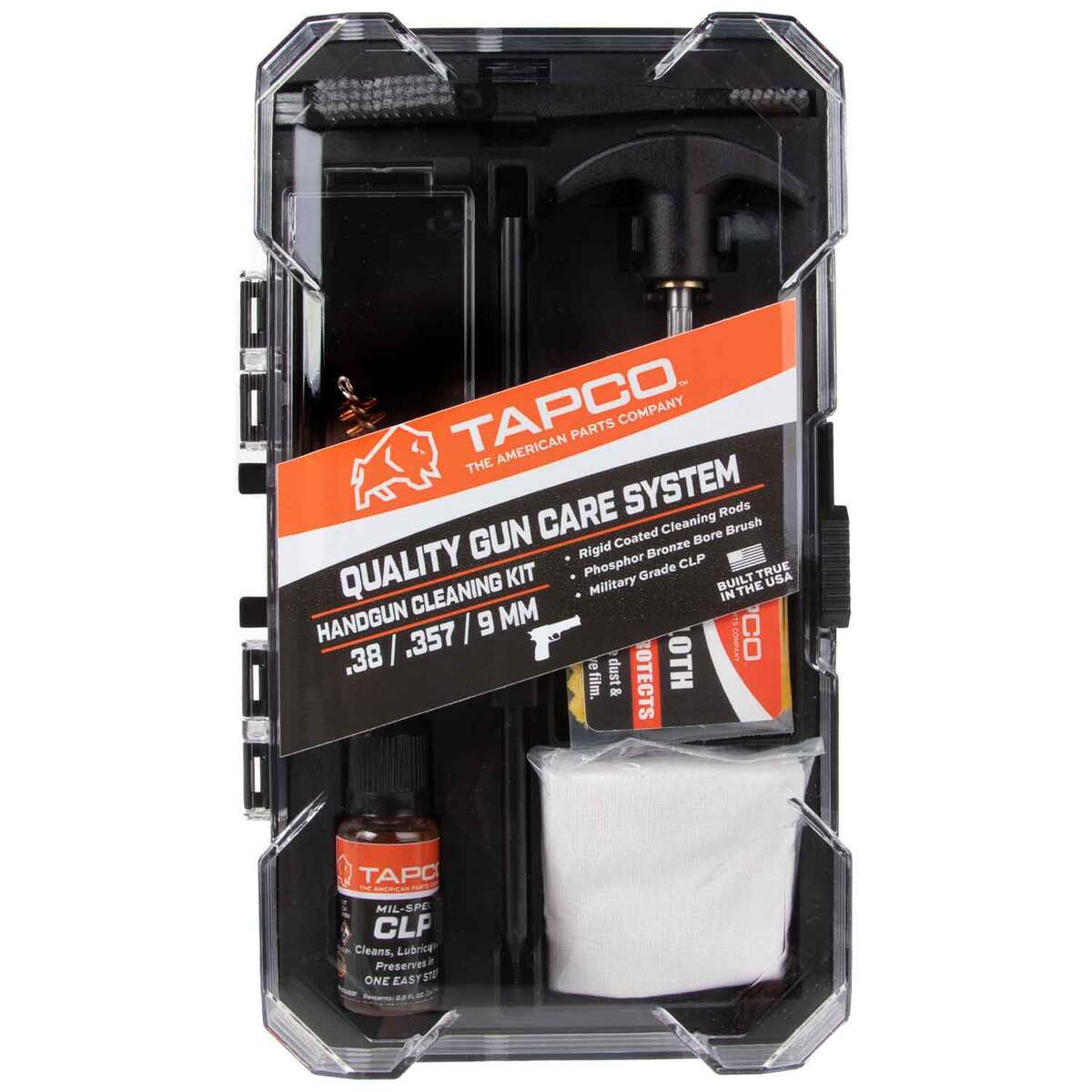 TAPCO .38/357/9mm Handgun Cleaning Kit